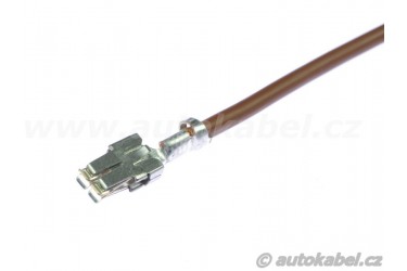 Opravárenský kabel s kontaktem SPT 4.8, hnědý