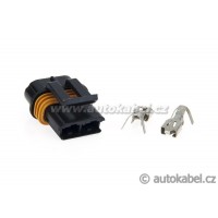 Konektor Delphi  MP630, 2 pin, dutinky, sada, typ B, 12033769. 