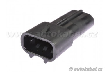 Těleso konektoru Delphi  MP630/B, 2 pin, kolíky, 12034269.  